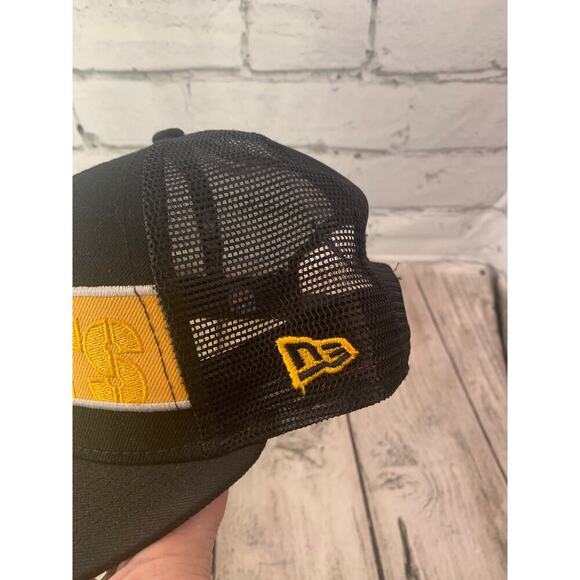 NEW ERA 9Fifty Men's Pittsburgh Steelers Trucker Tonal Snap Back Hat - Picture 4 of 8